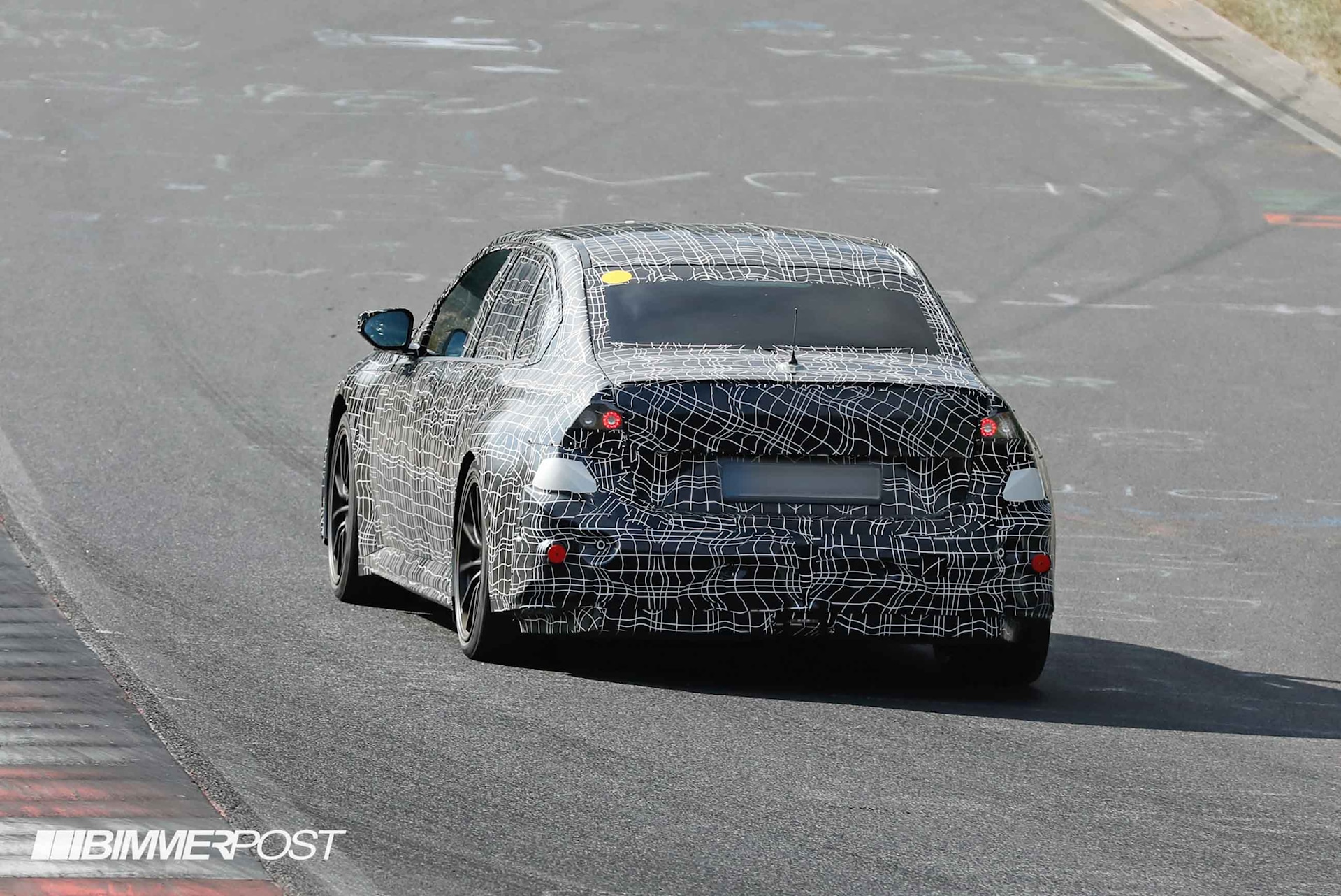 2027 M3 EV (ZA0) shows front bumper air intakes & double bubble roof ...